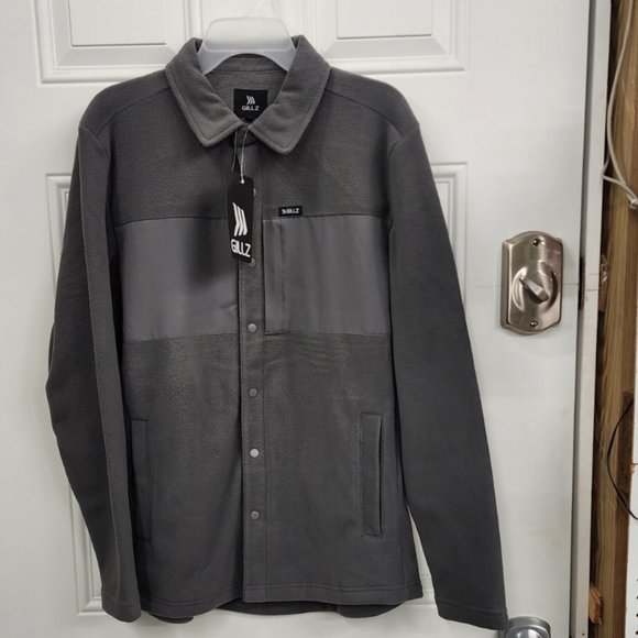 New Gillz Snapfront Microfiber Fleece Shirt - Size Large - Picture 1 of 11